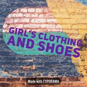 Girls clothing, shoes, and accessories